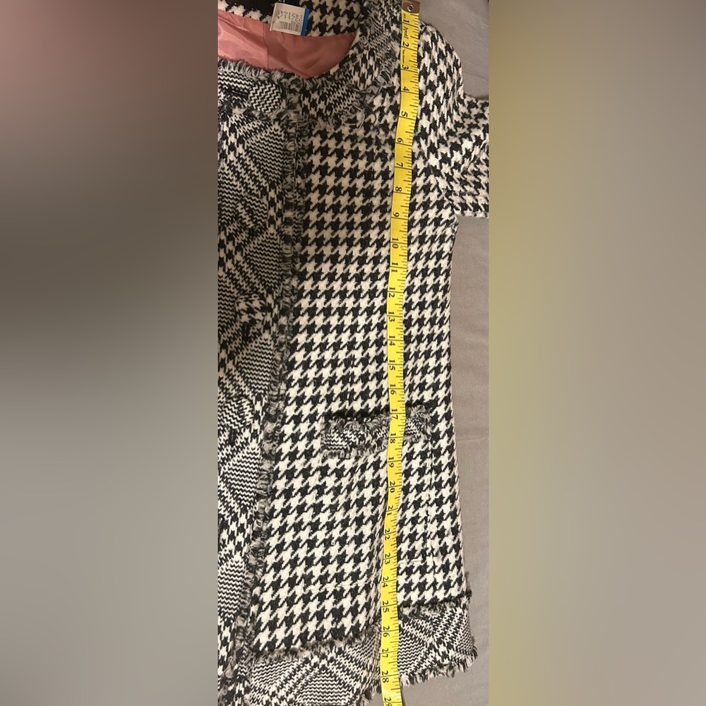 InterPlanet Long Lined Houndstooth Women's Blazer… - image 11